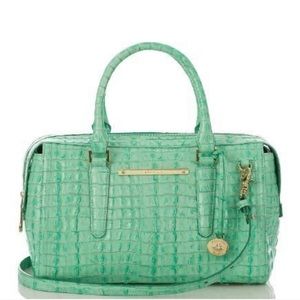 Leather handbag Brahmin.